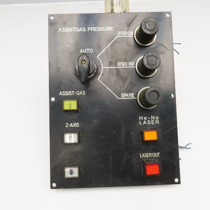 Amada LCE-645 Laser Contour Gas Pressure Assist Operator Panel