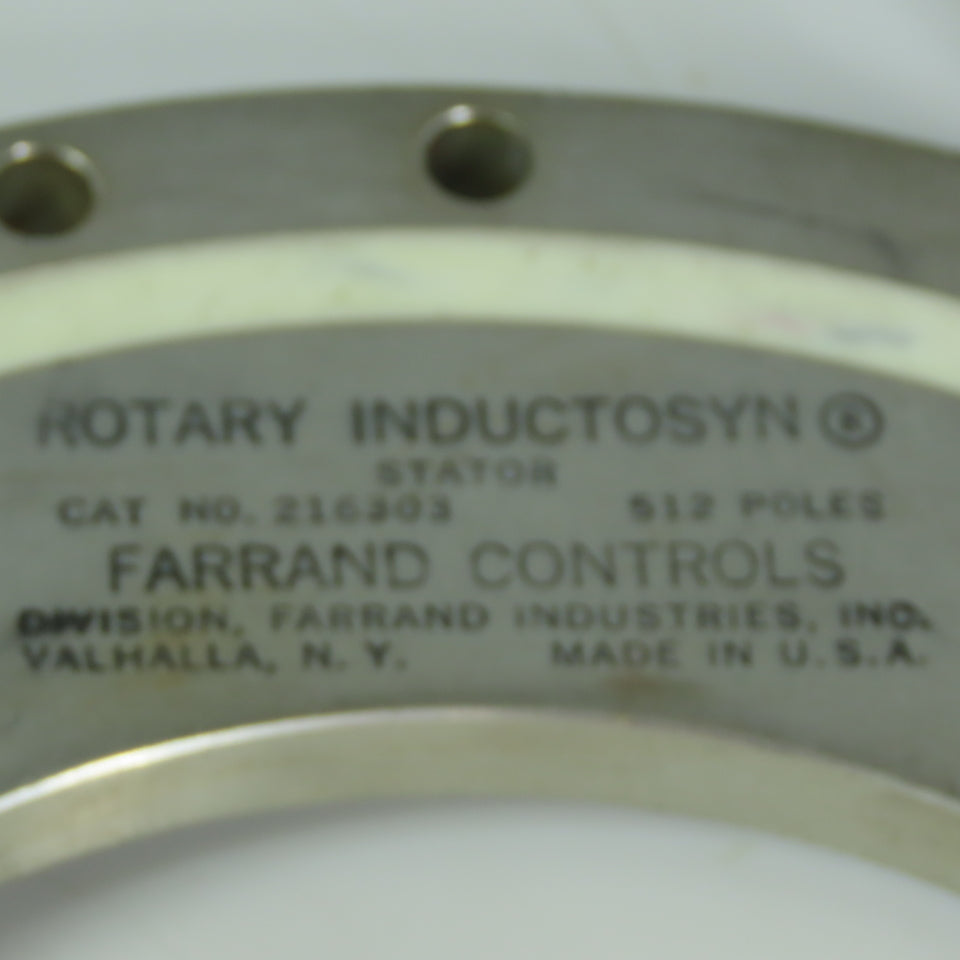 Farrland Controls 216302 512 Pole Rotary Inductosyn Stator
