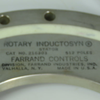 Farrland Controls 216302 512 Pole Rotary Inductosyn Stator