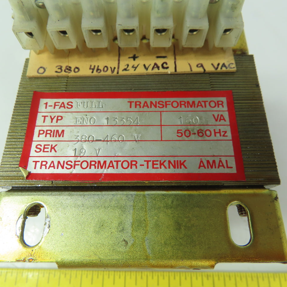 Transformator-Teknik ENO 13354 160VA Transformer 380-460V Pri 19-24V Sec