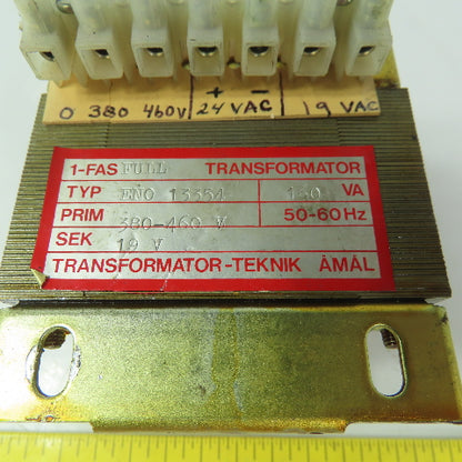 Transformator-Teknik ENO 13354 160VA Transformer 380-460V Pri 19-24V Sec
