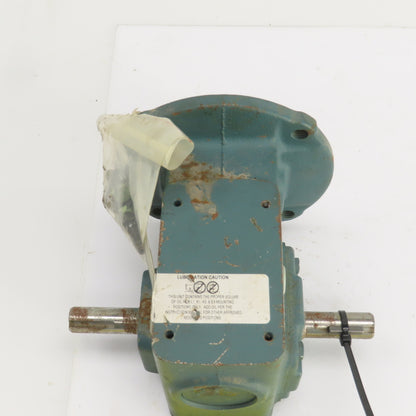 Dodge Tigear Q150B030M056LK 30:1 Ratio Thru Shaft Gearbox 1750RPM 0.43HP Input