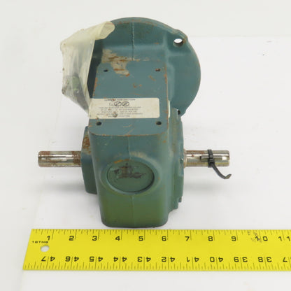 Dodge Tigear Q150B030M056LK 30:1 Ratio Thru Shaft Gearbox 1750RPM 0.43HP Input