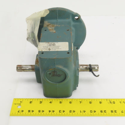 Dodge Tigear Q150B030M056LK 30:1 Ratio Thru Shaft Gearbox 1750RPM 0.43HP Input