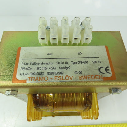 Tramo OFS-500 500VA Transformer 500V Pri 115 Sec