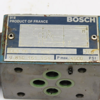 Bosch 9 810 151 154 Hydraulic Pressure Regulating Reducing Stack Valve 4500 PSI
