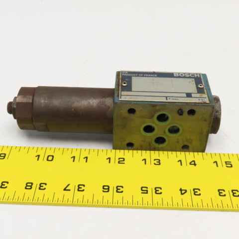 Bosch 9 810 151 154 Hydraulic Pressure Regulating Reducing Stack Valve 4500 PSI