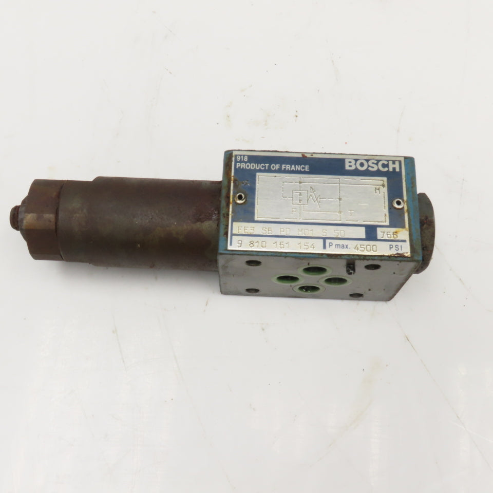 Bosch 9 810 151 154 Hydraulic Pressure Regulating Reducing Stack Valve 4500 PSI