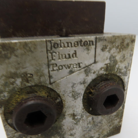 Johnston Fluid Power D03 Valve 4 Place Parallel Aluminum Manifold