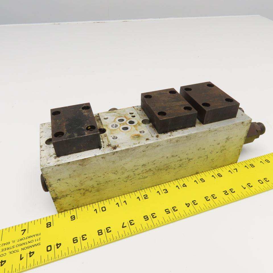 Johnston Fluid Power D03 Valve 4 Place Parallel Aluminum Manifold