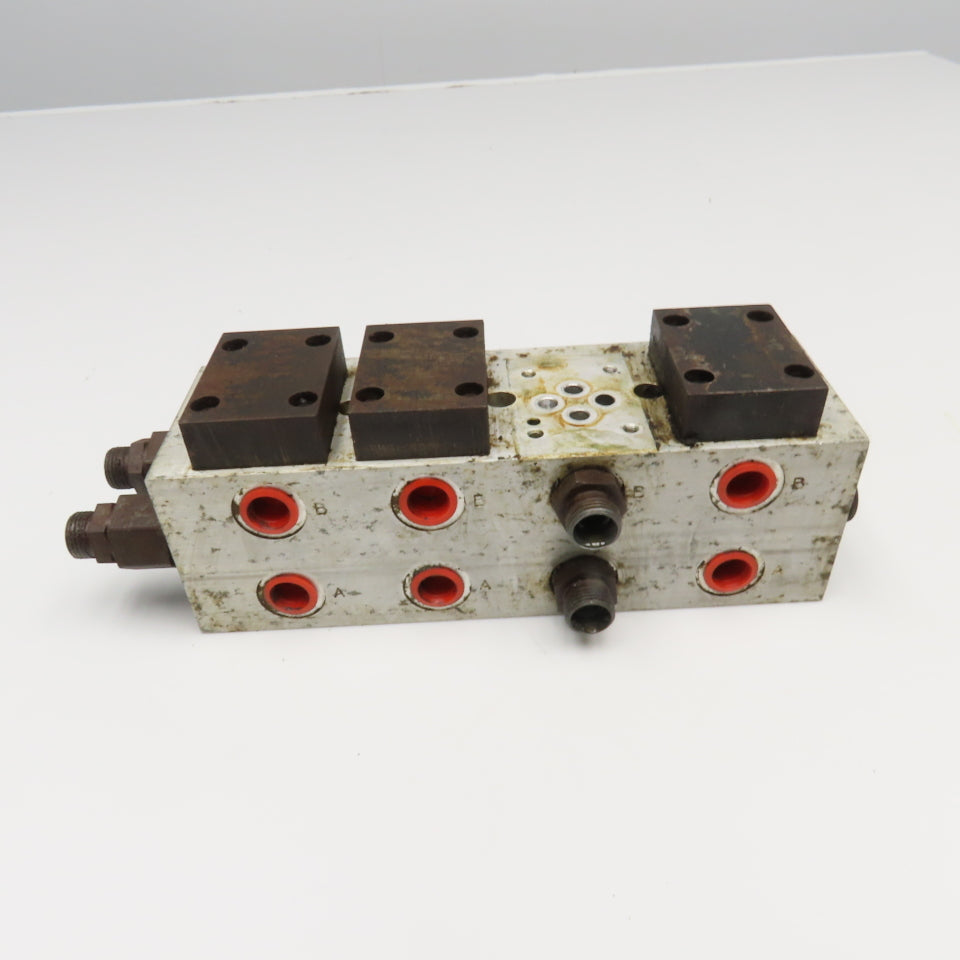 Johnston Fluid Power D03 Valve 4 Place Parallel Aluminum Manifold