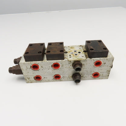 Johnston Fluid Power D03 Valve 4 Place Parallel Aluminum Manifold