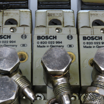 Bosch 0 820 022 994 Hydraulic Solenoid 2 Way 11 Valve Bank Assembly 24/48V Coil