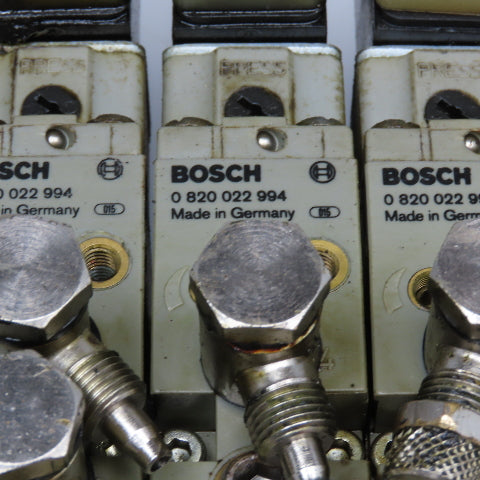 Bosch 0 820 022 994 Hydraulic Solenoid 2 Way 11 Valve Bank Assembly 24/48V Coil