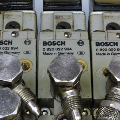 Bosch 0 820 022 994 Hydraulic Solenoid 2 Way 11 Valve Bank Assembly 24/48V Coil