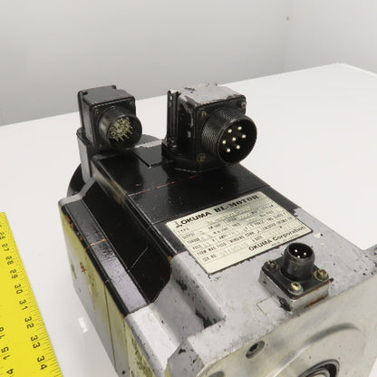 Okuma BL-MC100E-30SB 3kW AC Servo Motor 3000RPM 133V 3PH W/Encoder