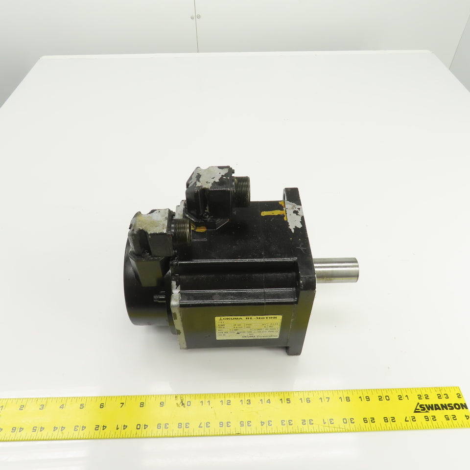 Okuma BL-MC100E-30S 3kW AC Servo Motor 3000RPM 133V 3PH W/Encoder ER-FC-2048D