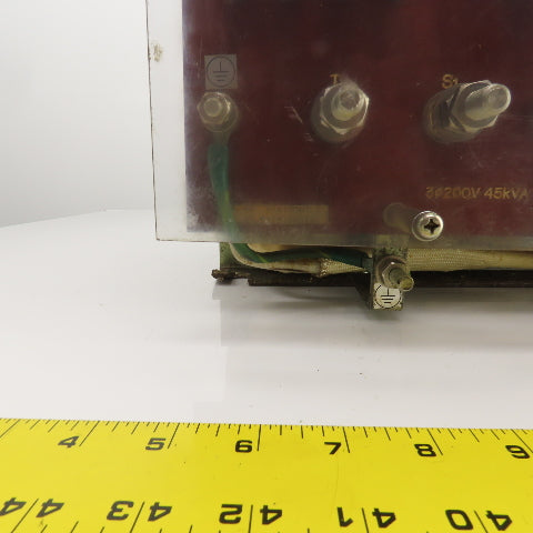 Chuo BK0-NC-6982 H03 3PH 48.0kVA Machine Transformer HV 200V LV 110/24