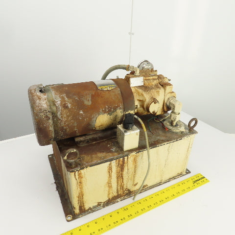 Parker 2HP 7 Gallon Hydraulic Power Unit 200-230/460V W/PVP1610B4R212 Pump