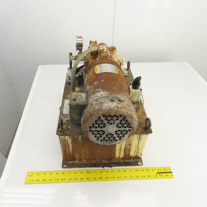 Parker 2HP 7 Gallon Hydraulic Power Unit 200-230/460V W/PVP1610B4R212 Pump