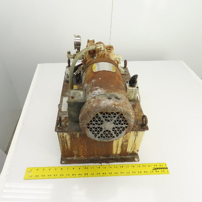 Parker 2HP 7 Gallon Hydraulic Power Unit 200-230/460V W/PVP1610B4R212 Pump