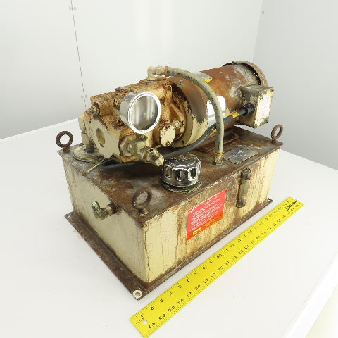 Parker 2HP 7 Gallon Hydraulic Power Unit 200-230/460V W/PVP1610B4R212 Pump
