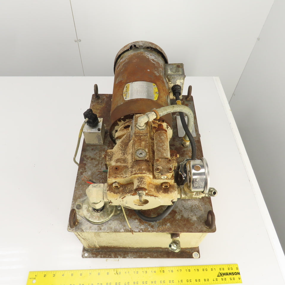 Parker 2HP 7 Gallon Hydraulic Power Unit 200-230/460V W/PVP1610B4R212 Pump