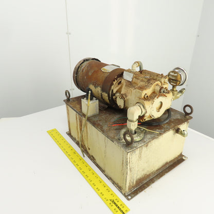 Parker 2HP 7 Gallon Hydraulic Power Unit 200-230/460V W/PVP1610B4R212 Pump