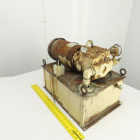 Parker 2HP 7 Gallon Hydraulic Power Unit 200-230/460V W/PVP1610B4R212 Pump