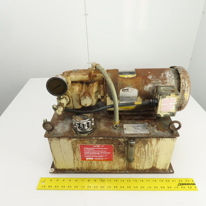 Parker 2HP 7 Gallon Hydraulic Power Unit 200-230/460V W/PVP1610B4R212 Pump