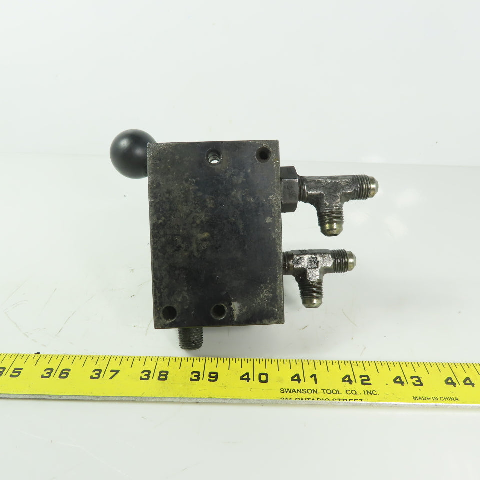 SPX Hytec No.9503 2 Position 2 Way Manual Hydraulic Control Valve 5000 PSI