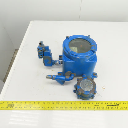 Adalet XJMAGC 8" x 8" x 6" Explosion Proof Enclosure W/Dwyer Switch 1950-0-2F
