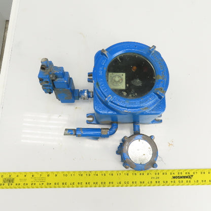 Adalet XJMAGC 8" x 8" x 6" Explosion Proof Enclosure W/Dwyer Switch 1950-0-2F