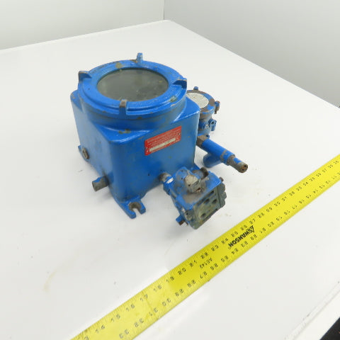 Adalet XJMAGC 8" x 8" x 6" Explosion Proof Enclosure W/Dwyer Switch 1950-0-2F