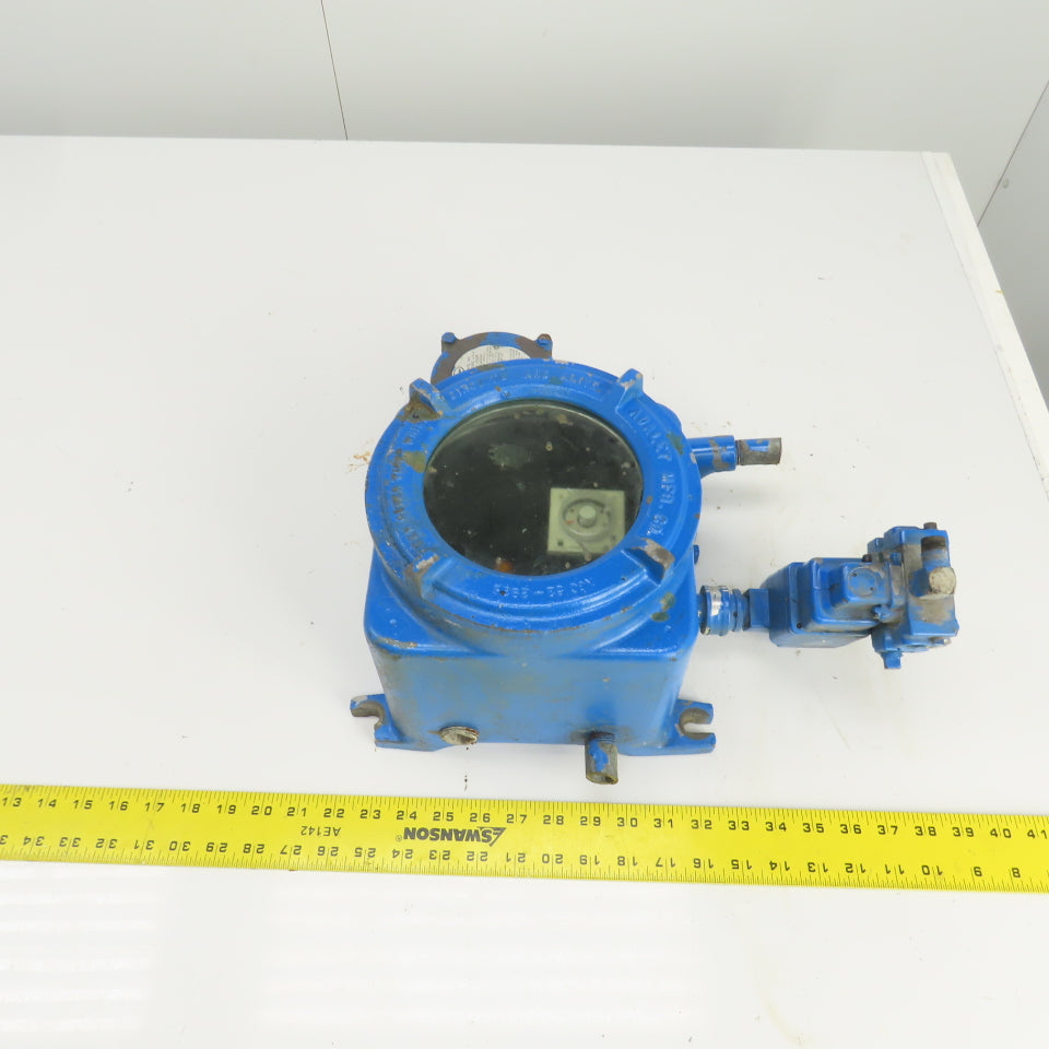 Adalet XJMAGC 8" x 8" x 6" Explosion Proof Enclosure W/Dwyer Switch 1950-0-2F