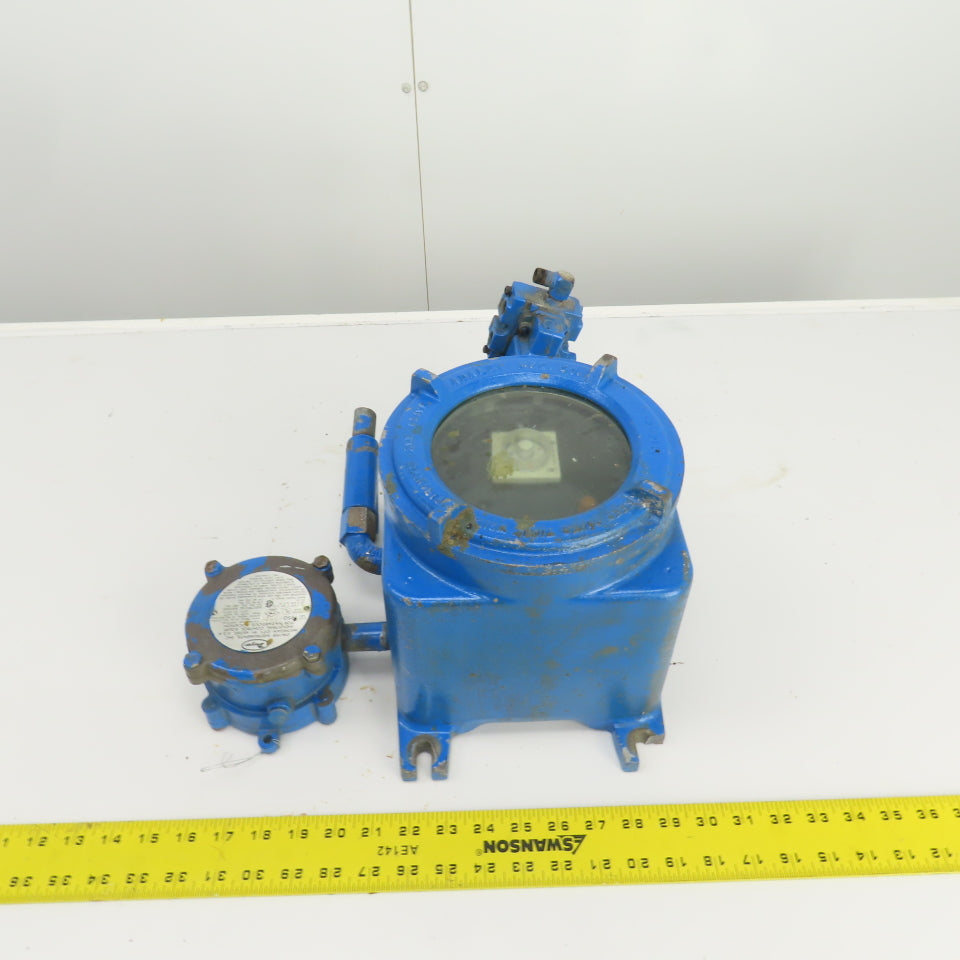 Adalet XJMAGC 8" x 8" x 6" Explosion Proof Enclosure W/Dwyer Switch 1950-0-2F
