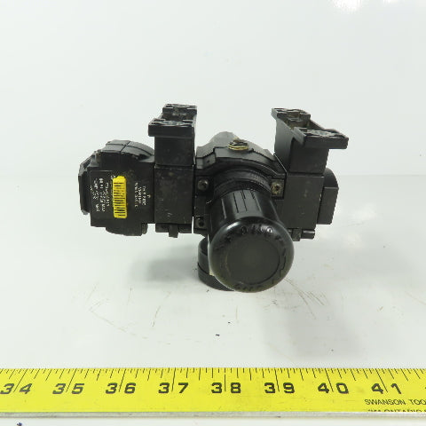 Norgren 3/8"x1/4" NPT Compressed Filter Air Pressure Regulator W/Shut off