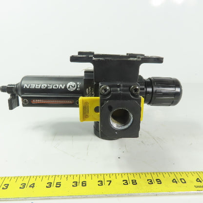 Norgren 3/8"x1/4" NPT Compressed Filter Air Pressure Regulator W/Shut off