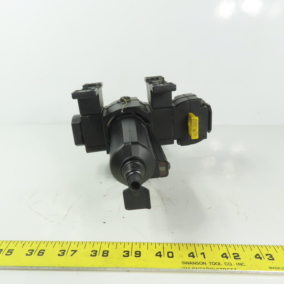 Norgren 3/8"x1/4" NPT Compressed Filter Air Pressure Regulator W/Shut off