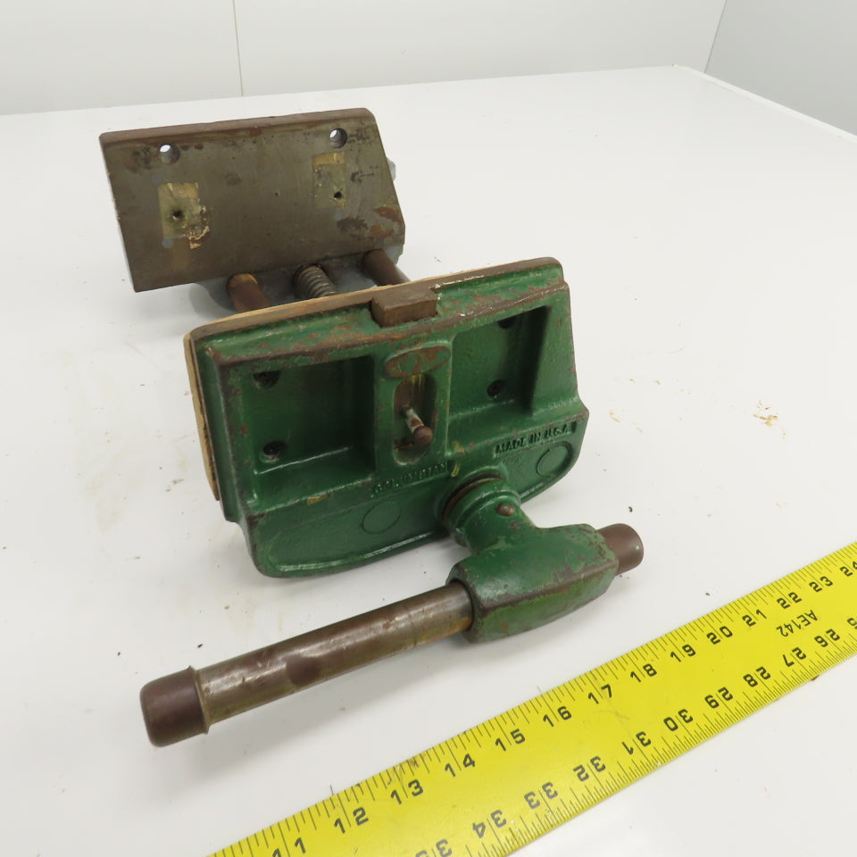 Columbian 7V-2 Heavy Duty Woodworking Bench Vise 7" Jaws 8-1/2" Open