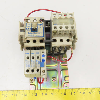 Cutler Hammer AN56BNO NEMA Size 0 Reversing Contactor 600V 18A 120V Coil