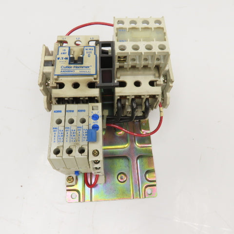 Cutler Hammer AN56BNO NEMA Size 0 Reversing Contactor 600V 18A 120V Coil
