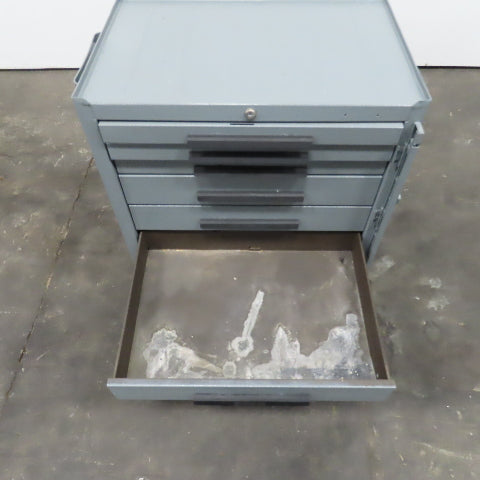 Kennedy 7 Drawer Industrial Tool Storage Parts Cabinet 27 x 18 x 27" W/Casters
