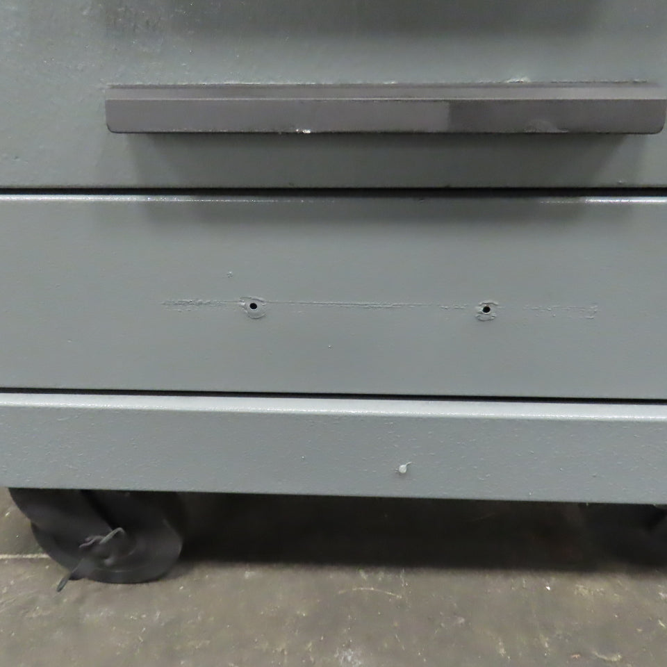 Kennedy 7 Drawer Industrial Tool Storage Parts Cabinet 27 x 18 x 27" W/Casters