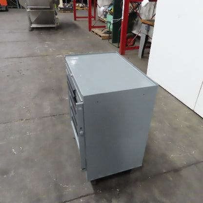 Kennedy 7 Drawer Industrial Tool Storage Parts Cabinet 27 x 18 x 27" W/Casters