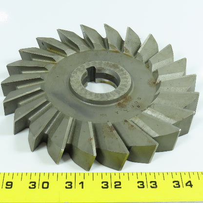 National Twist Drill 6-1/2" x 3/4" x 1-1/4" RH Slitting Saw 22 Teeth