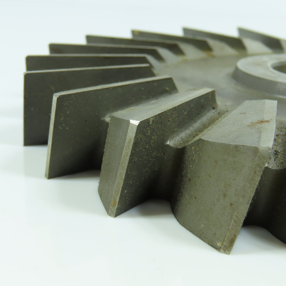 National Twist Drill 6-1/2" x 3/4" x 1-1/4" RH Slitting Saw 22 Teeth