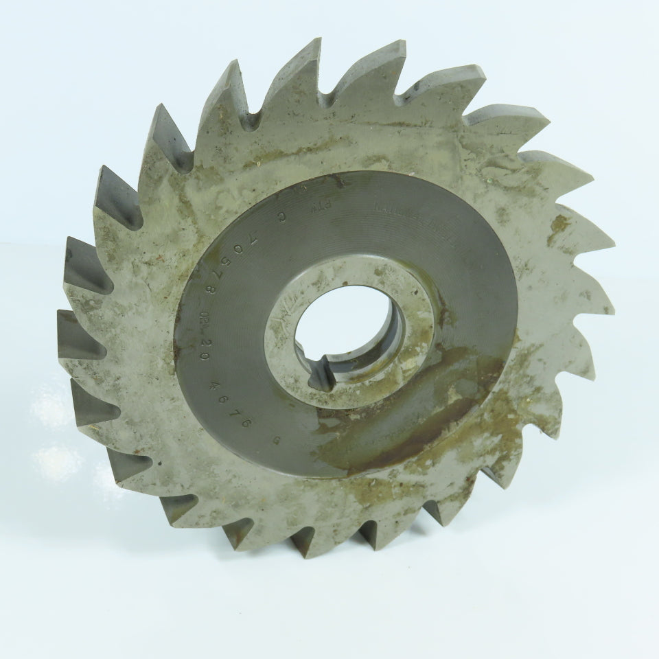 National Twist Drill 6-1/2" x 3/4" x 1-1/4" RH Slitting Saw 22 Teeth