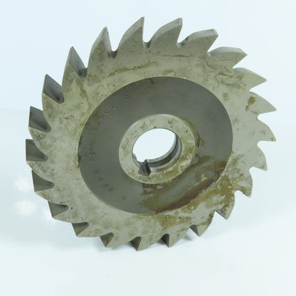 National Twist Drill 6-1/2" x 3/4" x 1-1/4" RH Slitting Saw 22 Teeth