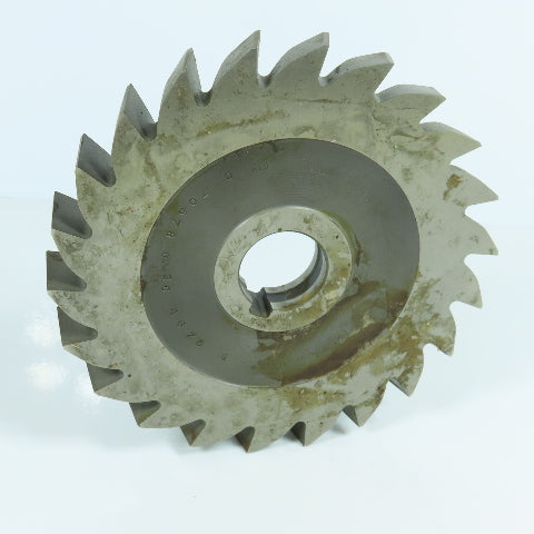 National Twist Drill 6-1/2" x 3/4" x 1-1/4" RH Slitting Saw 22 Teeth